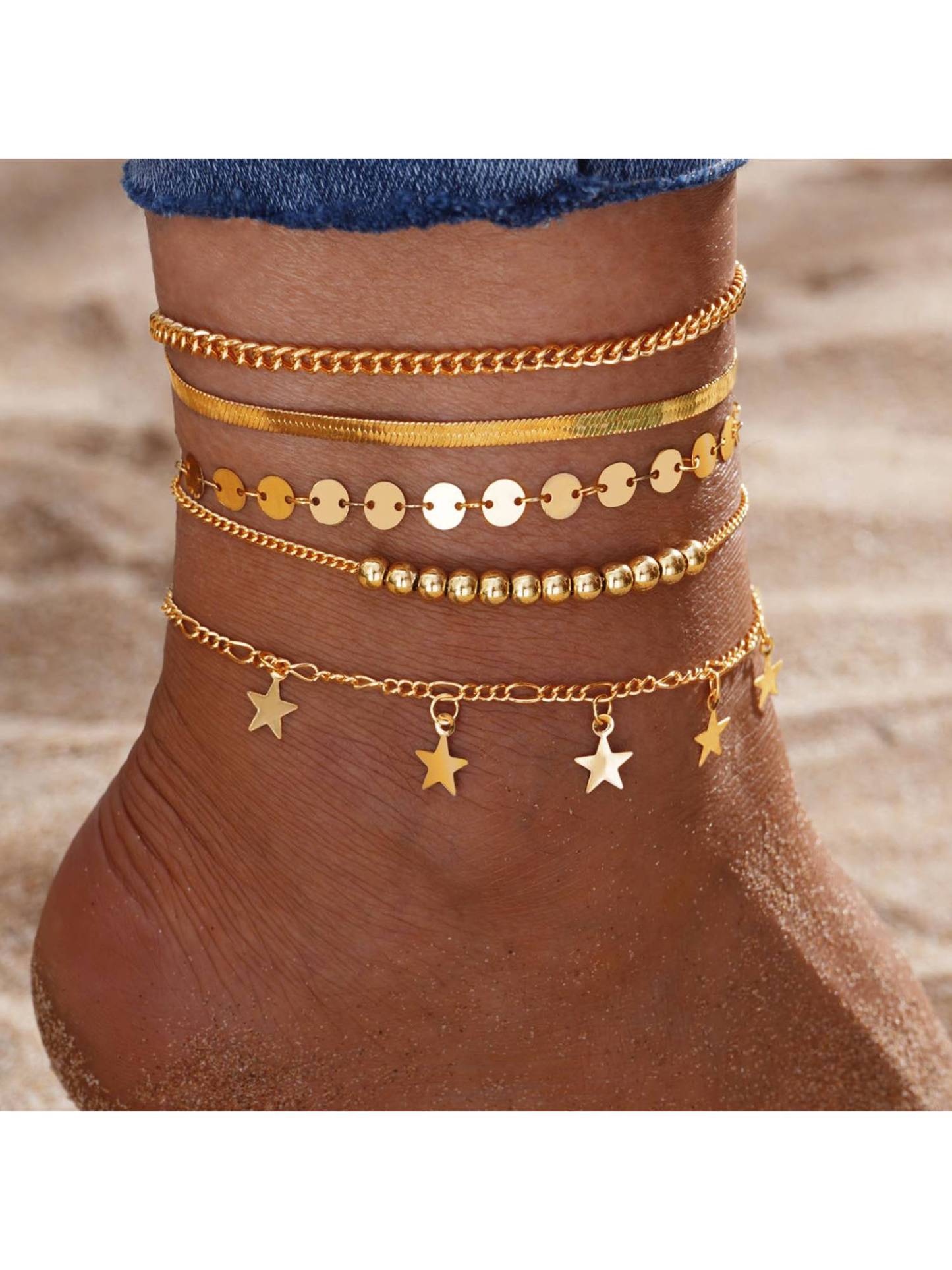 Pineapple Star Elements Anklet