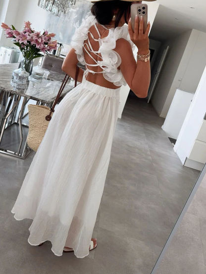 Tie-Able Cross-Cut Dress