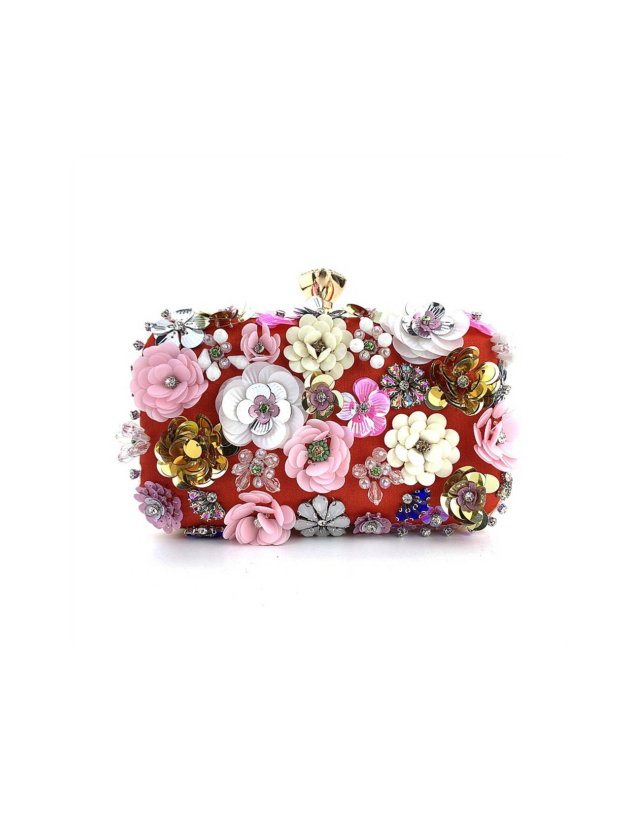 Three-dimensional Flower Handbag Chain Bag