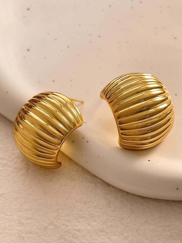 Minimalist Striped Earrings