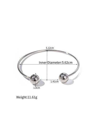 Minimalist Irregular Curve Bracelet