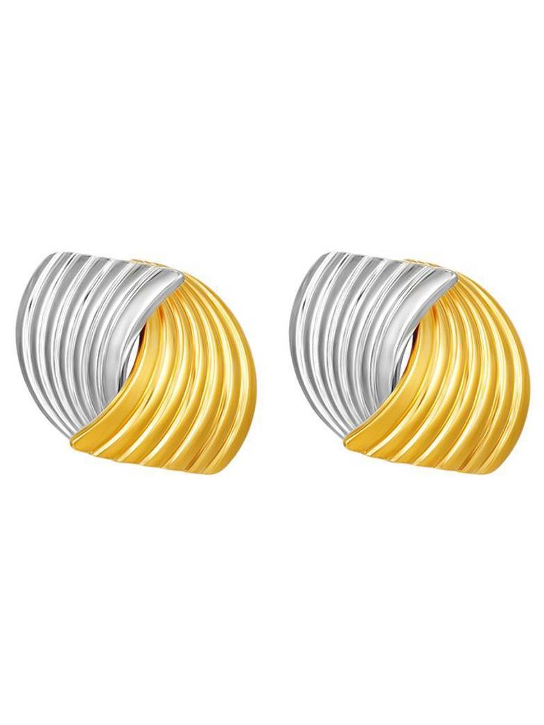 Minimalist Texture Interlaced Earrings