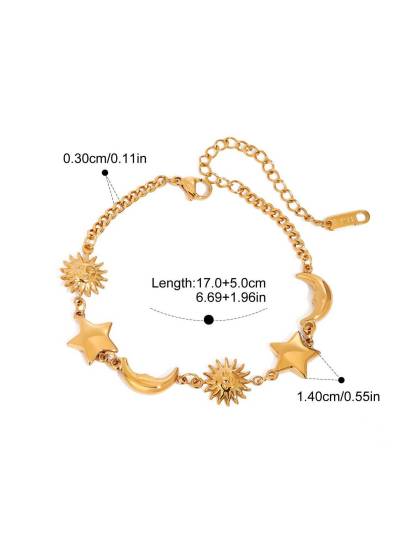 Sun Star Moon Bracelet