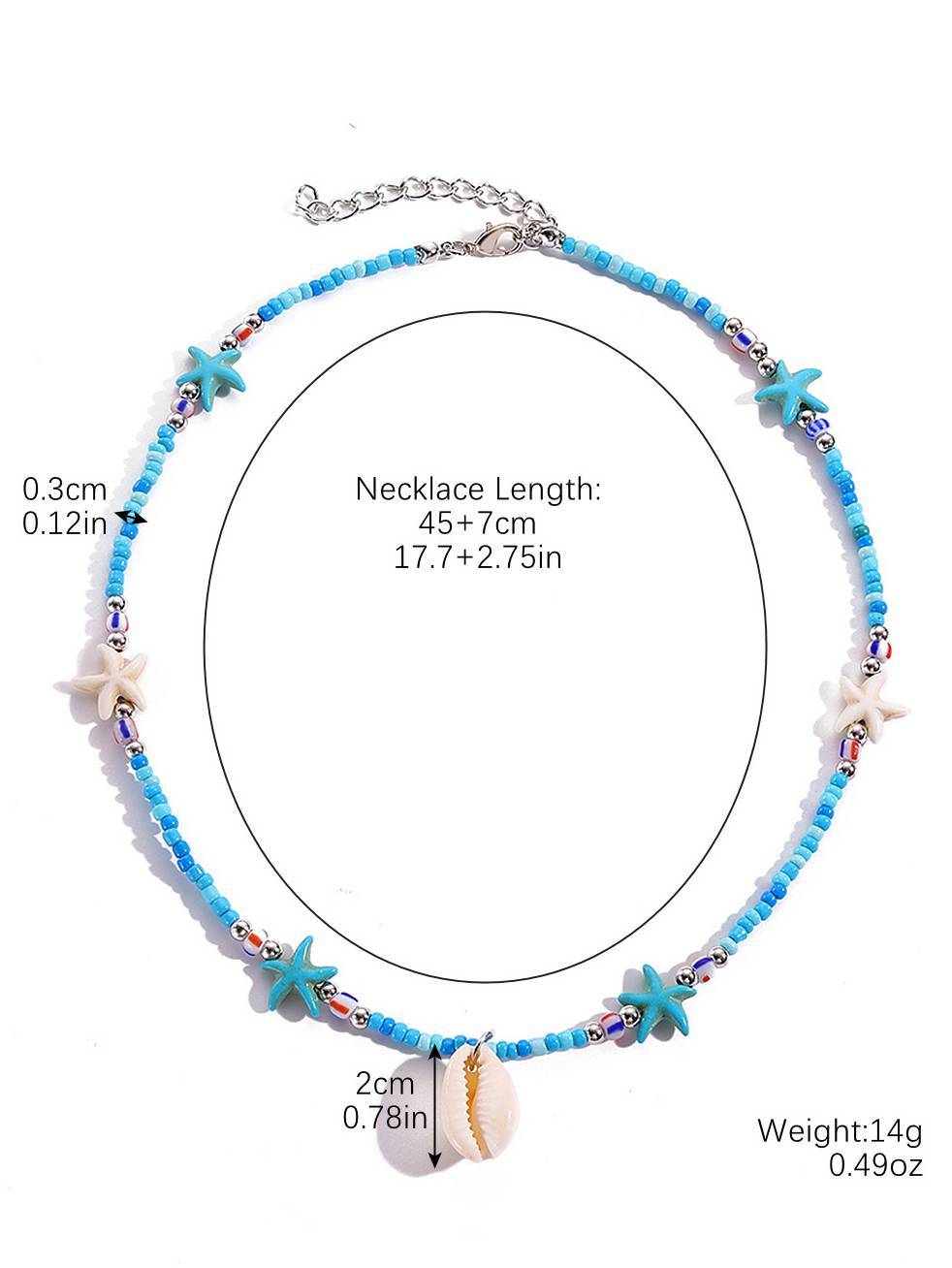 Vacation Style Shell Necklace