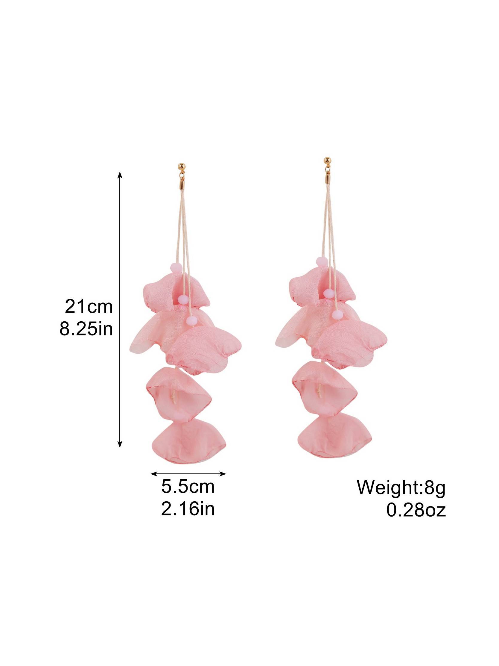 Petal Tassel Earrings