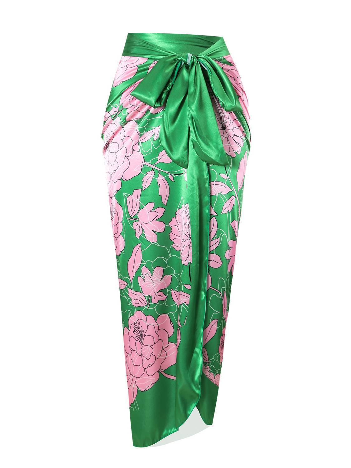 Printed Bikini Skirt