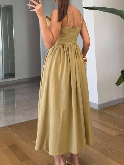 Vintage Tube Top Suspender Dress