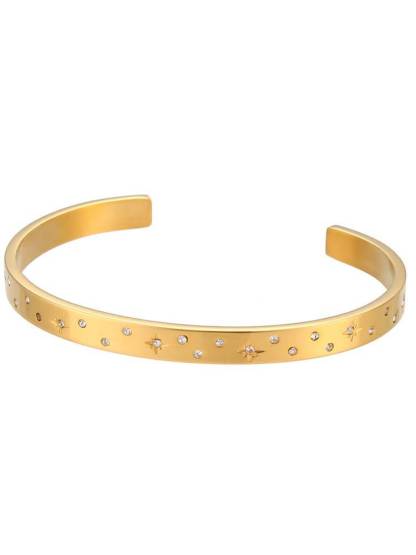 Natural Stone Inlaid Bracelet