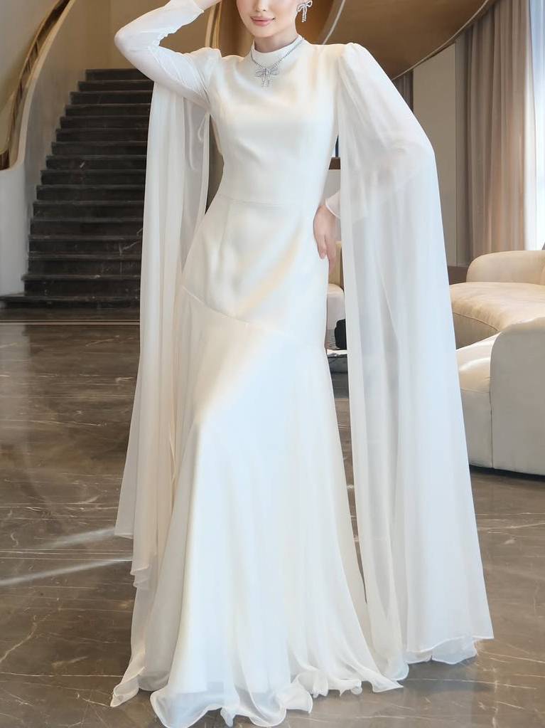 High Waist A- Line Skirt Maxi Dress