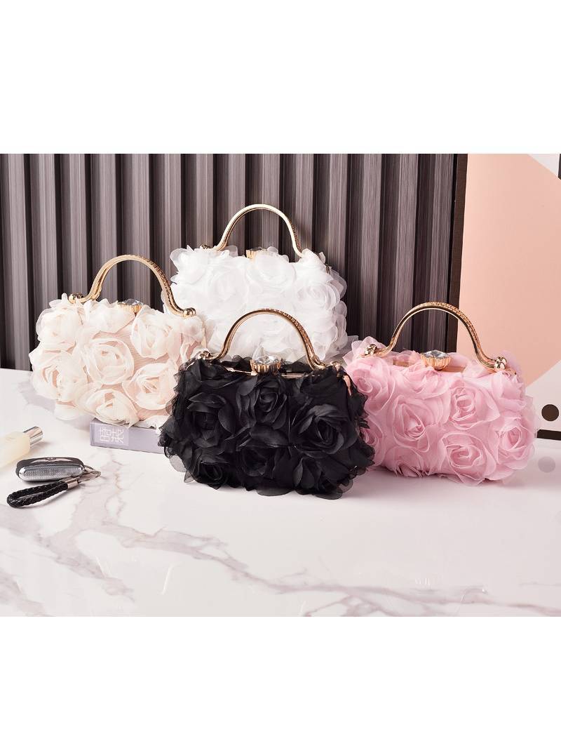 Three-dimensional Flower Handbag