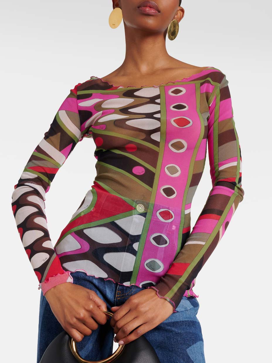 Retro Personality Abstract Printed Top T-shirt