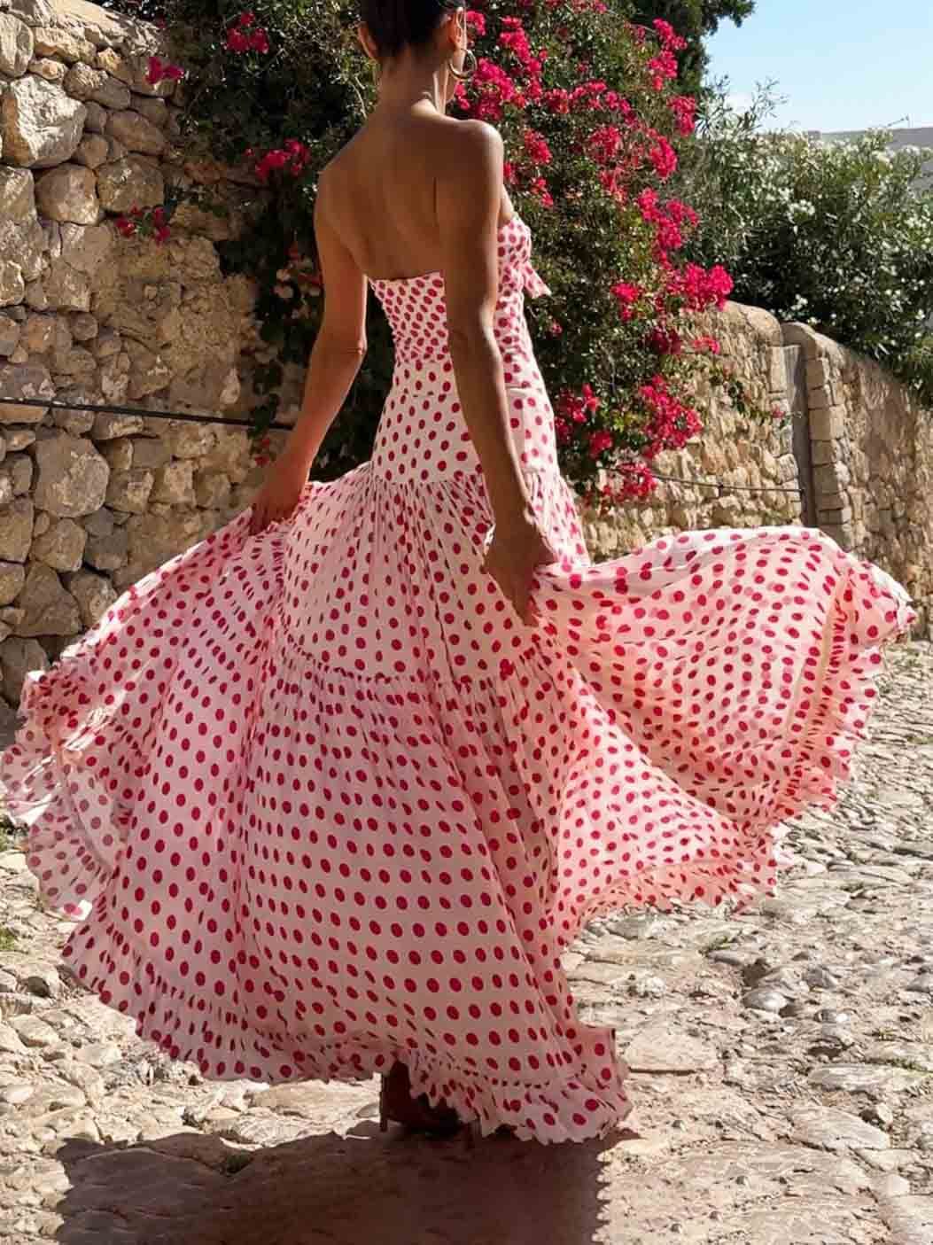 Sweet Heart Print Skirt