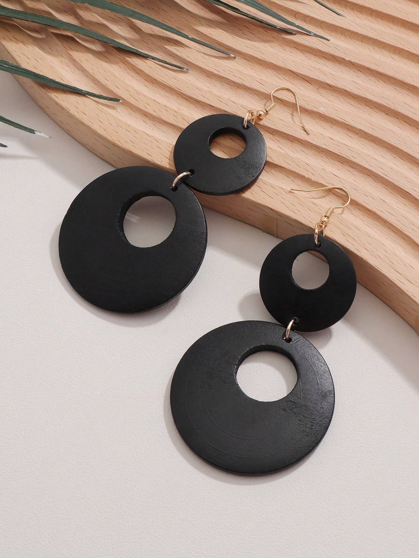 Bohemian Wooden Earrings