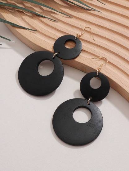 Bohemian Wooden Earrings