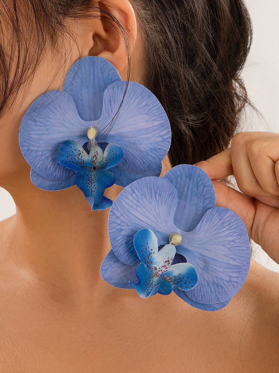 Phalaenopsis Necklace Earrings Hairpin