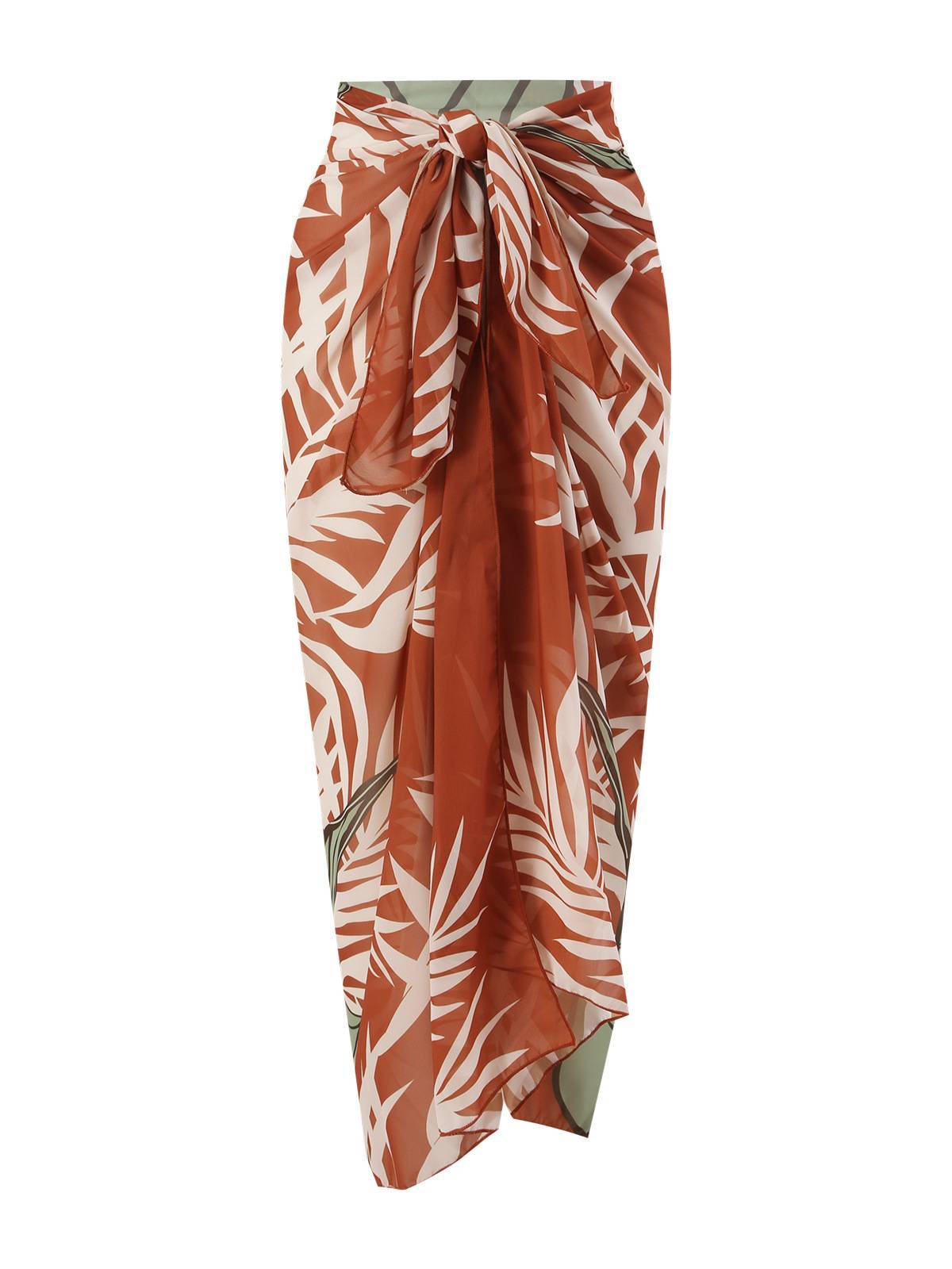 Printed Bikini Skirt