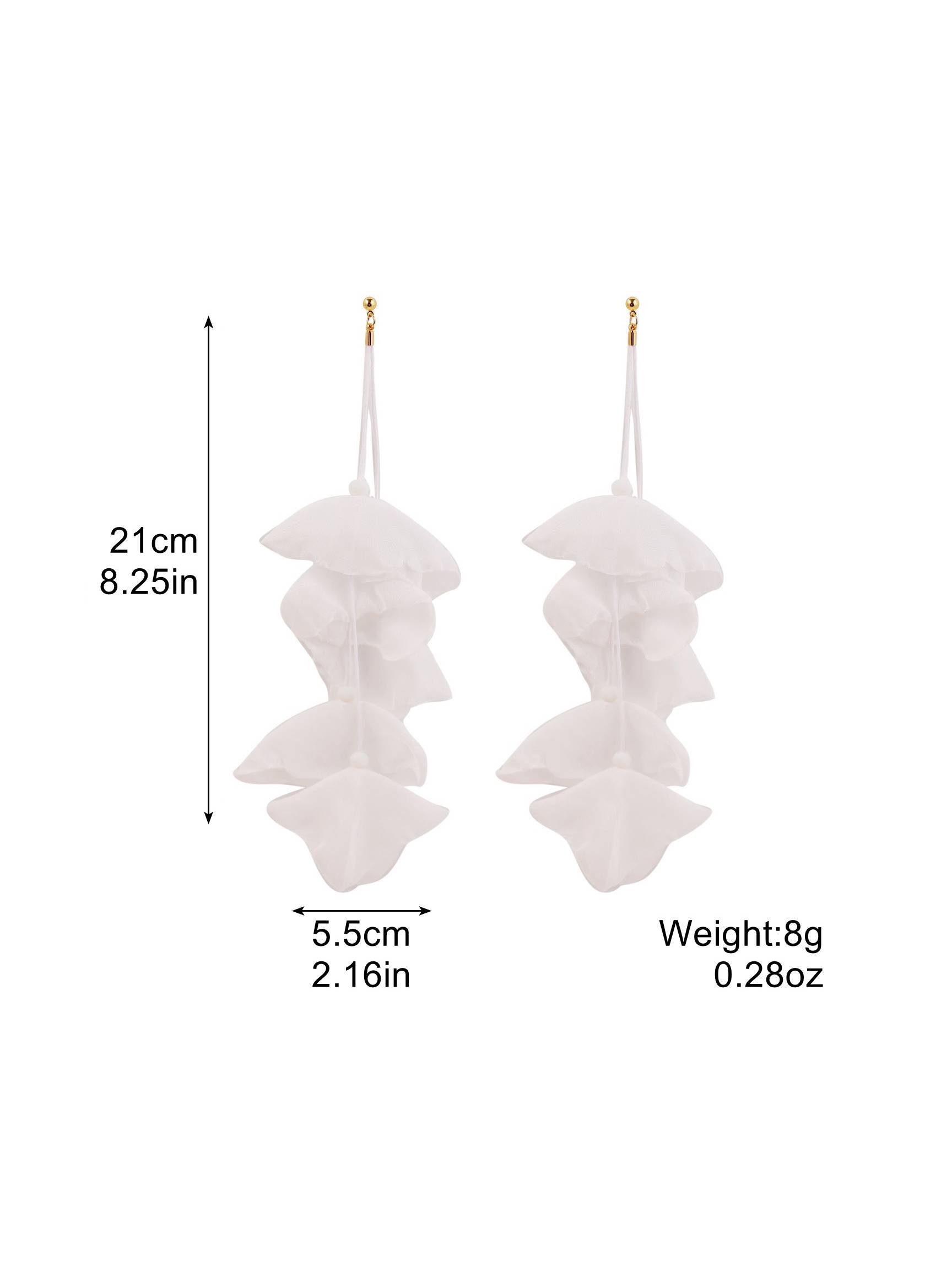 Petal Tassel Earrings