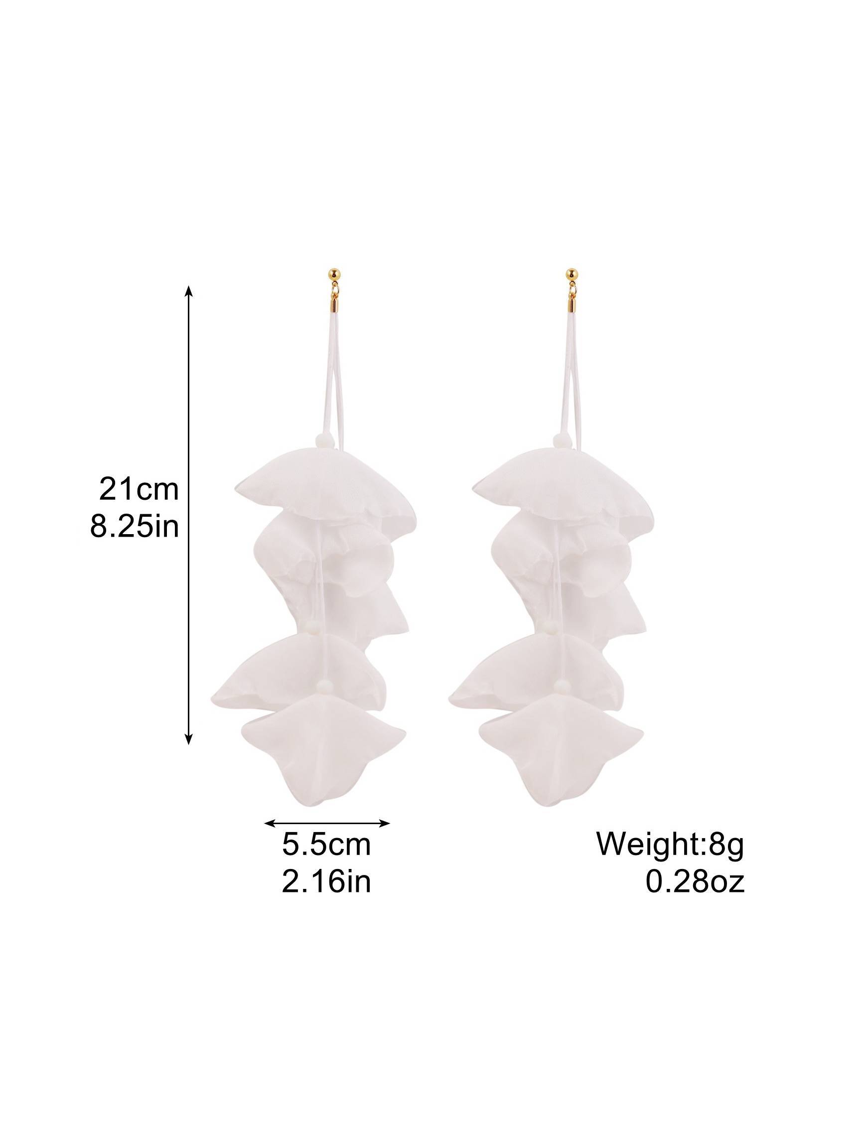 Petal Tassel Earrings