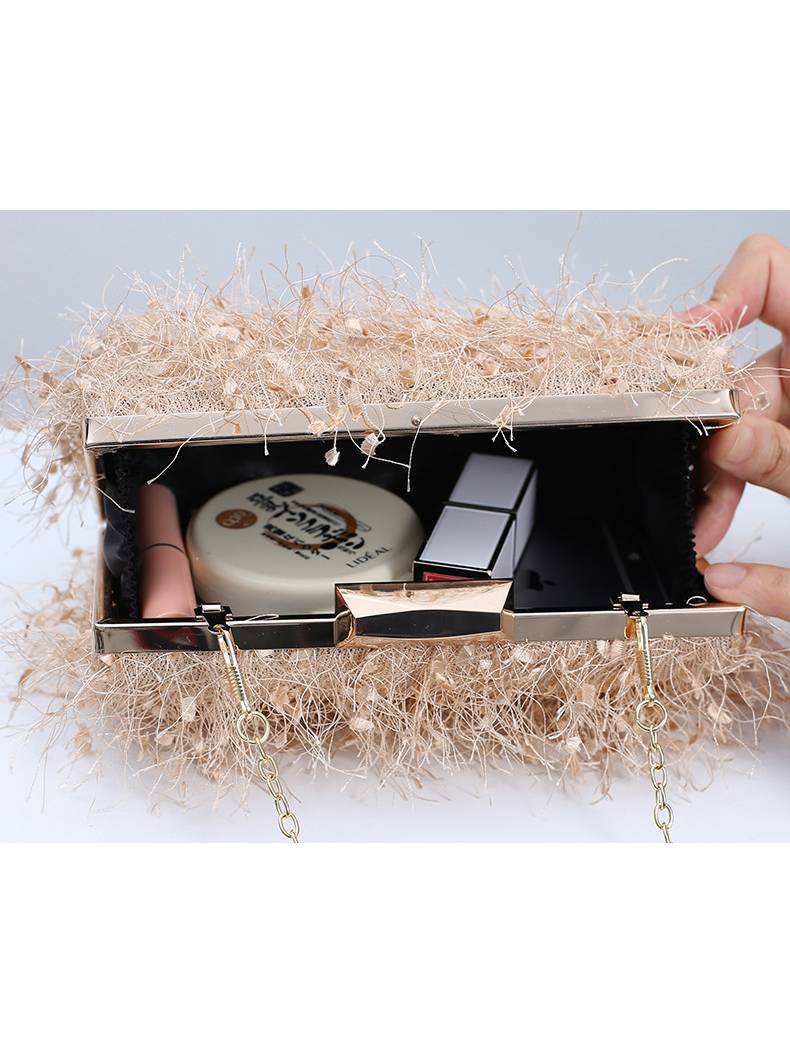 Tassel Clutch Chain Bag