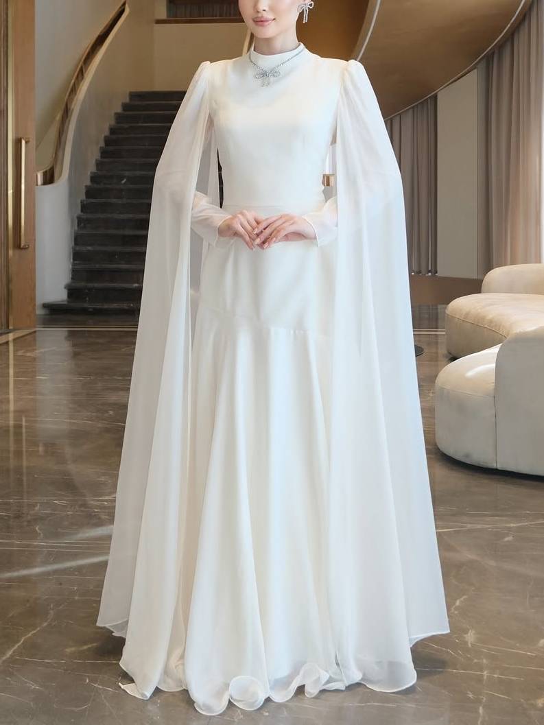 High Waist A- Line Skirt Maxi Dress