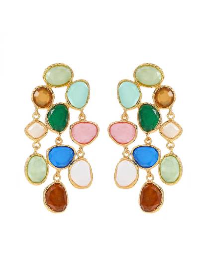 Colored Bohemian Earrings