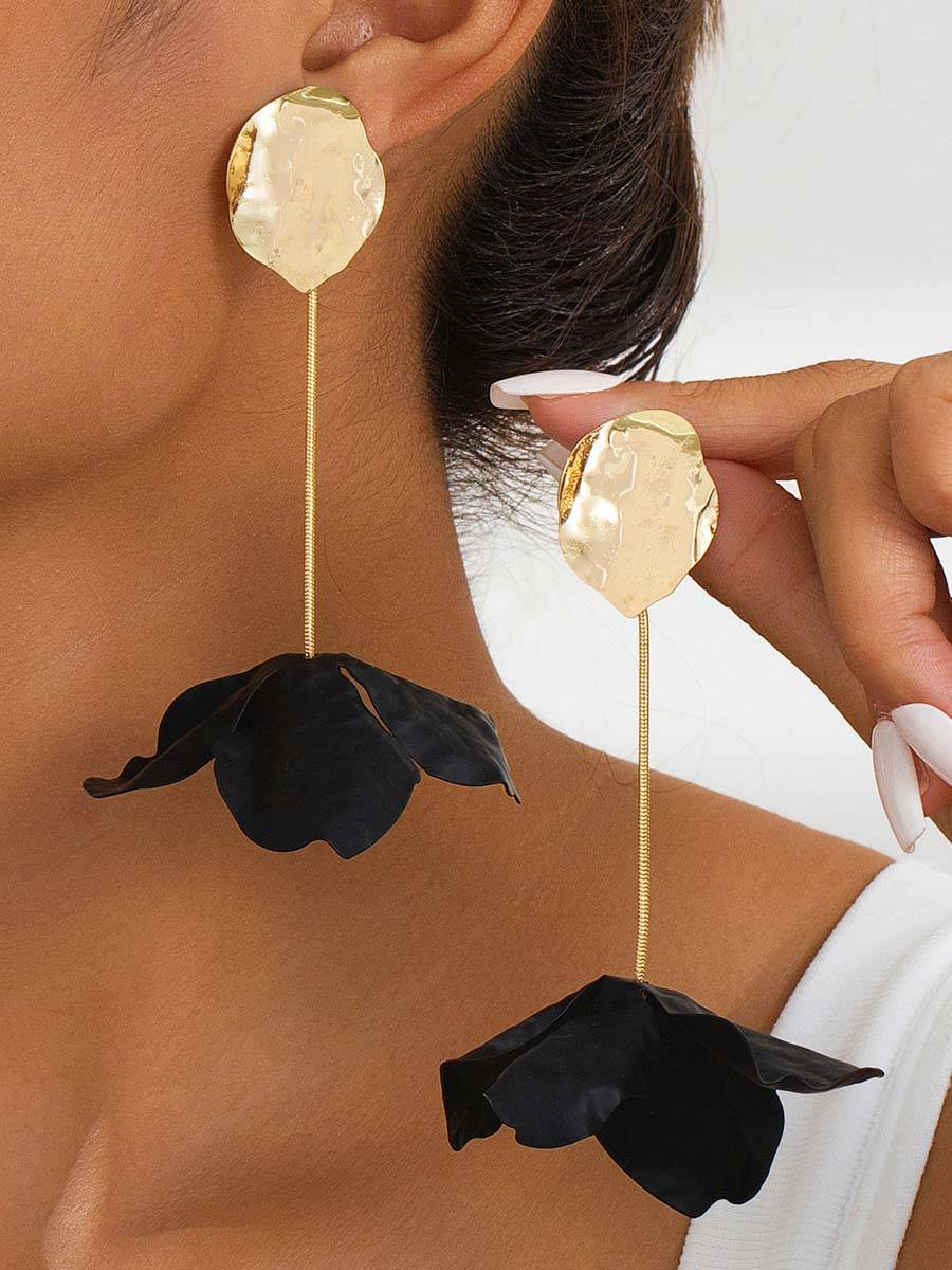 Flower Tassel Earrings