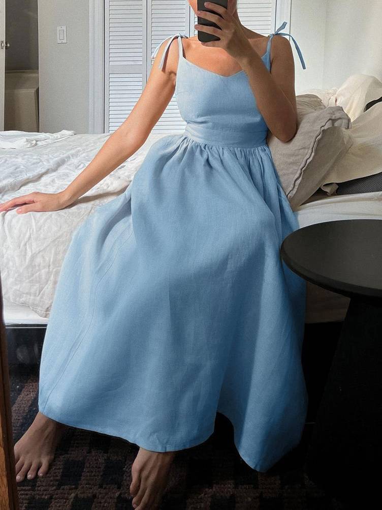 Elegant Sexy Strap Backless Dress