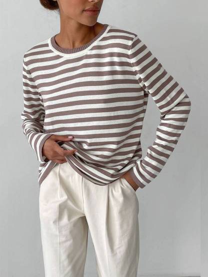 Striped Pullover Sweater