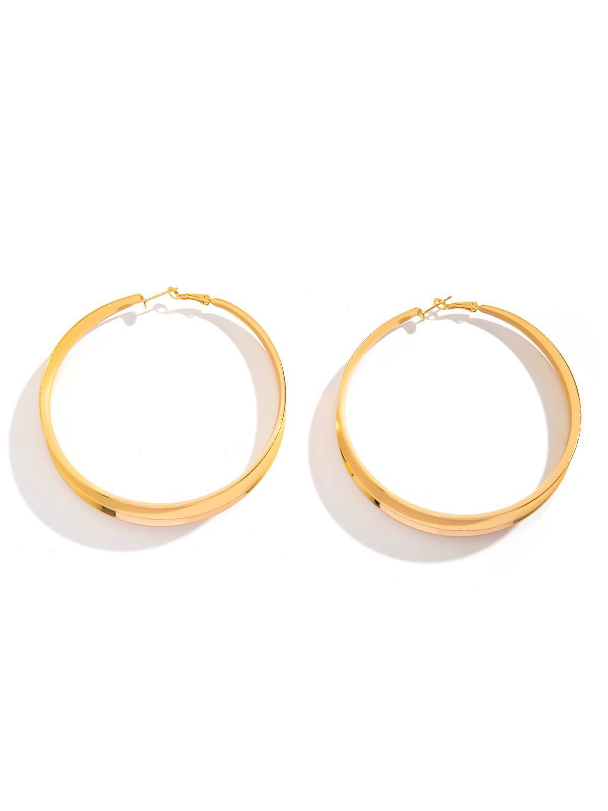 Minimalist Large Hoop Earrings