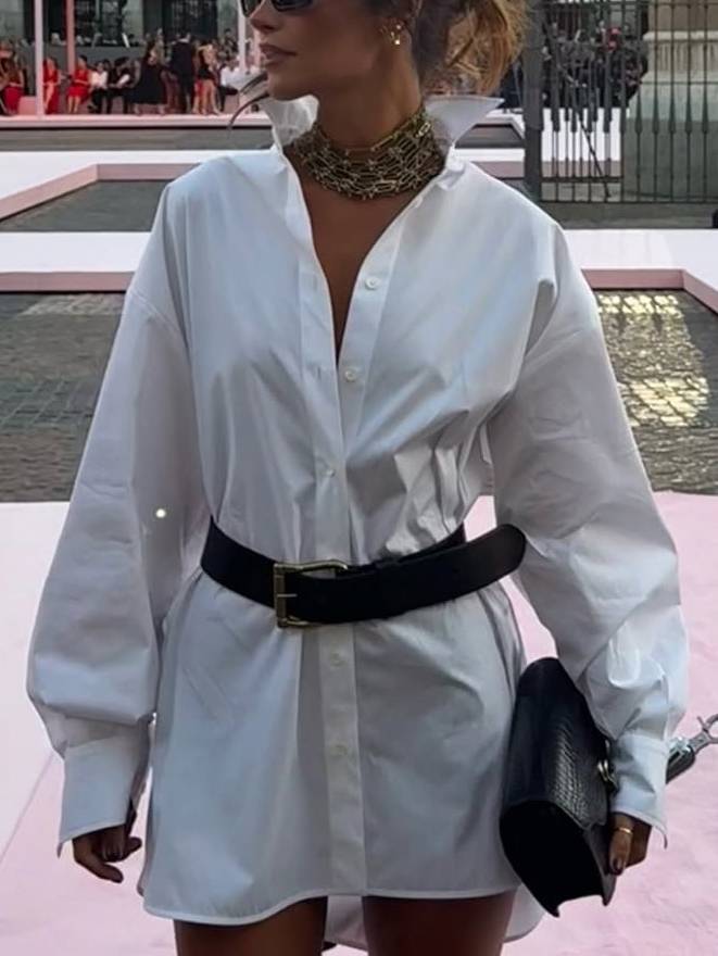 Minimalist Mini Shirtdress