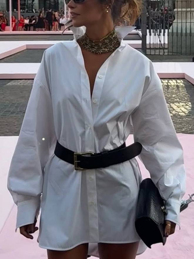 Minimalist Mini Shirtdress