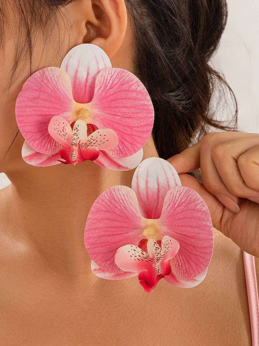 Phalaenopsis Necklace Earrings Hairpin