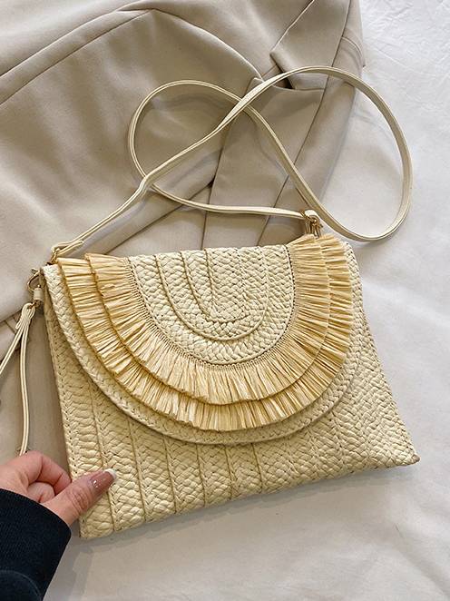 Tassel Straw Bag