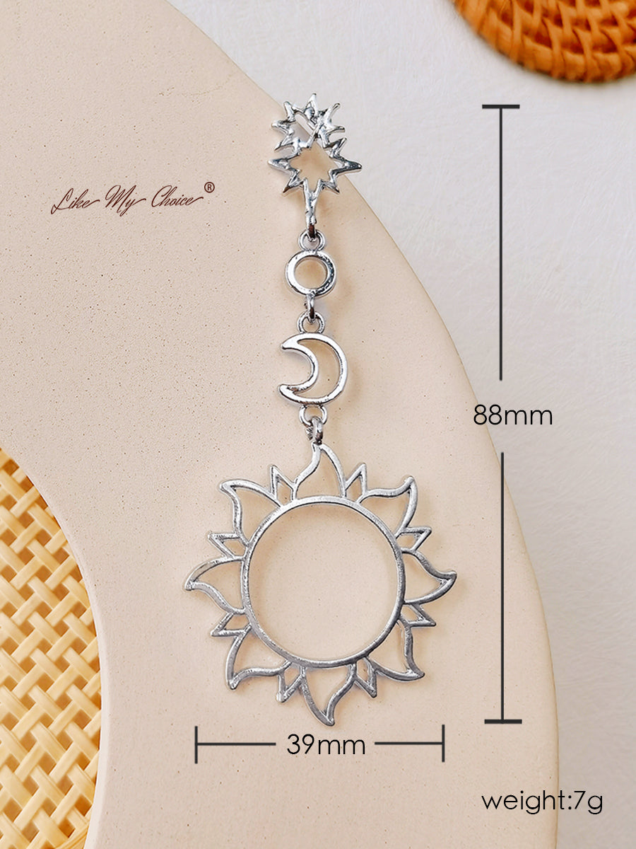 Pendientes de la Diosa del Sol y la Luna