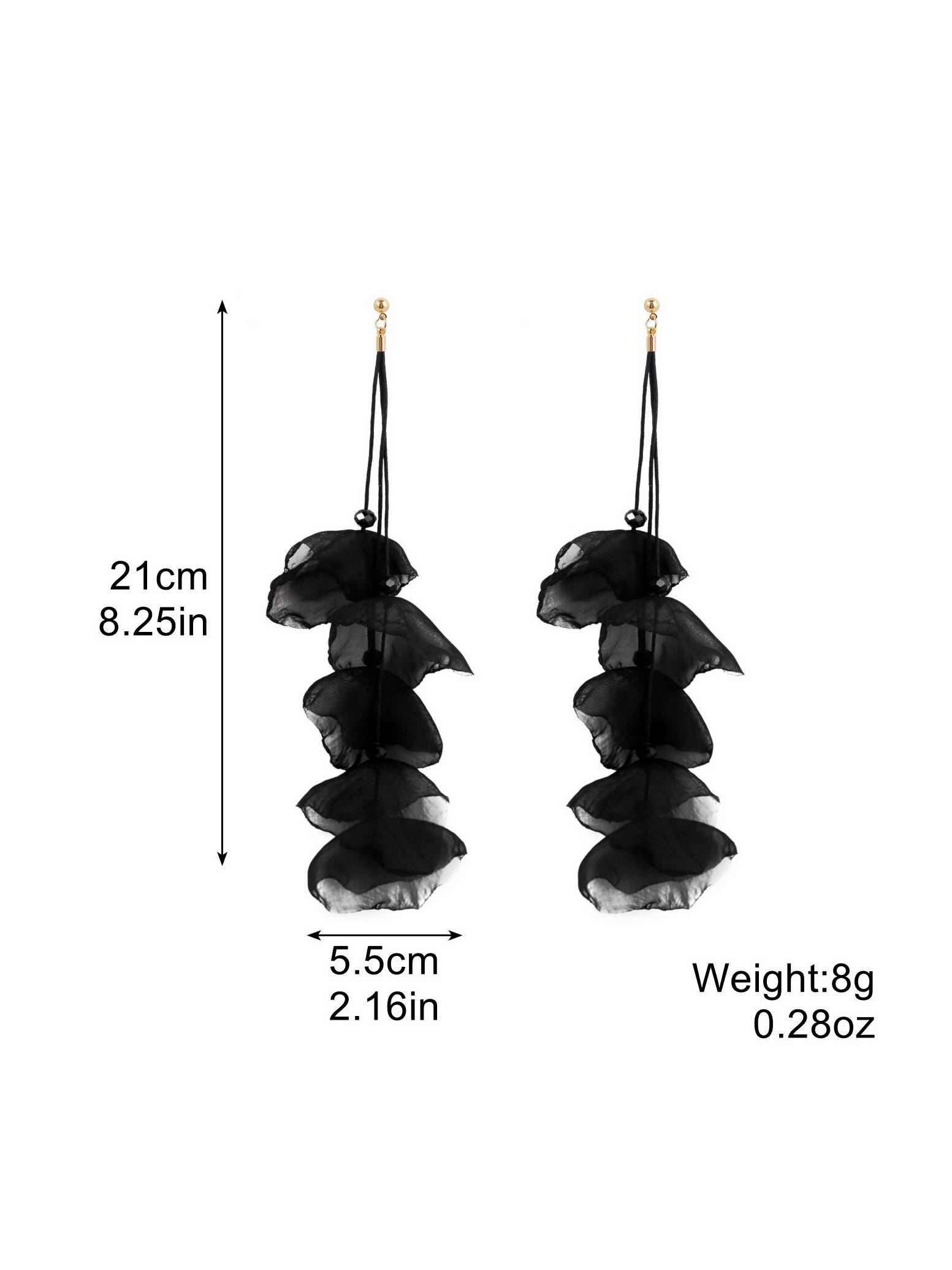 Petal Tassel Earrings