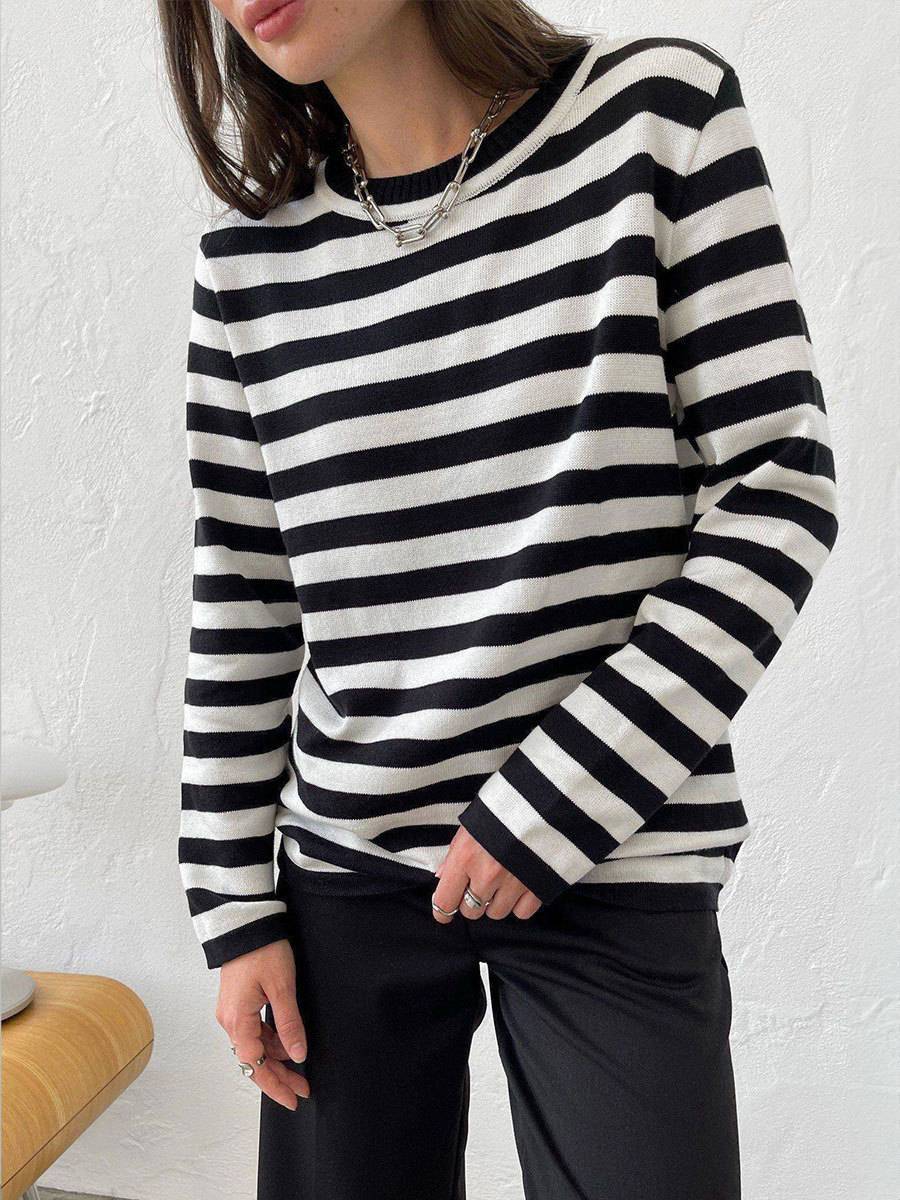 Striped Pullover Sweater