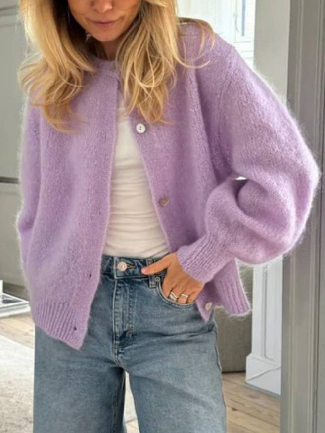 Candy Color Cardigan Knitwear