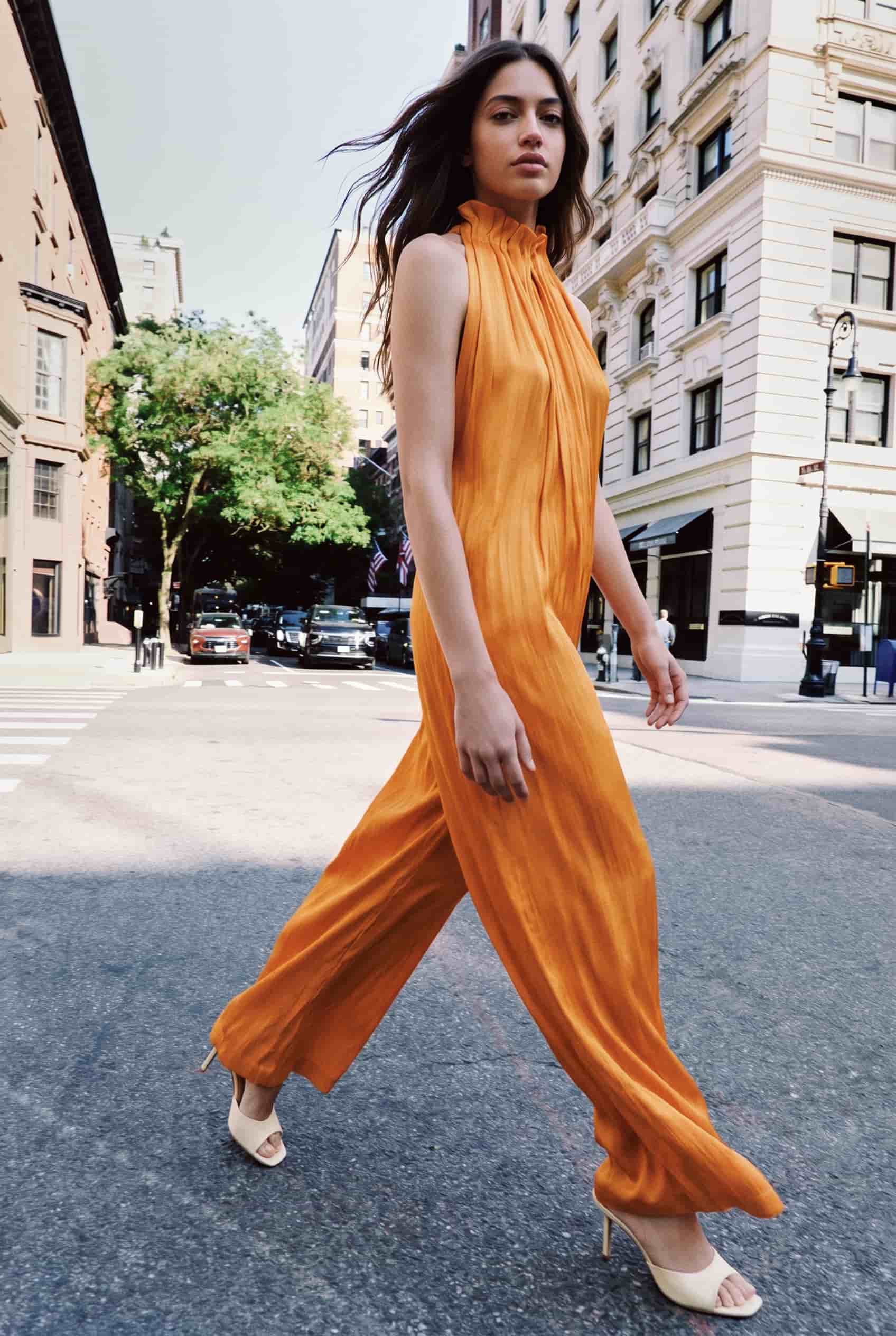 Flower-Neck A- Line Jumpsuit – Likemychoice