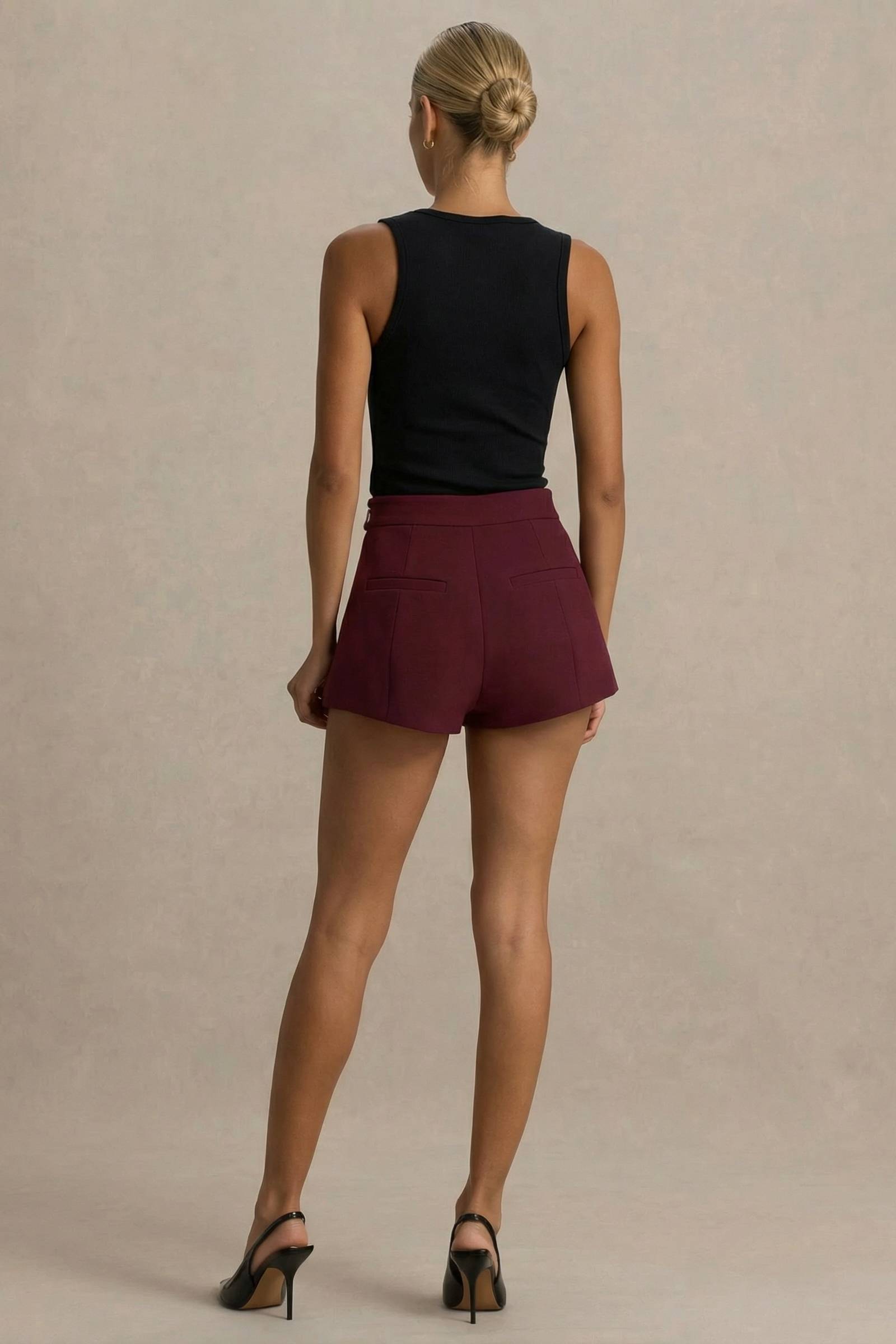 Minimalist Blazer And Shorts Set