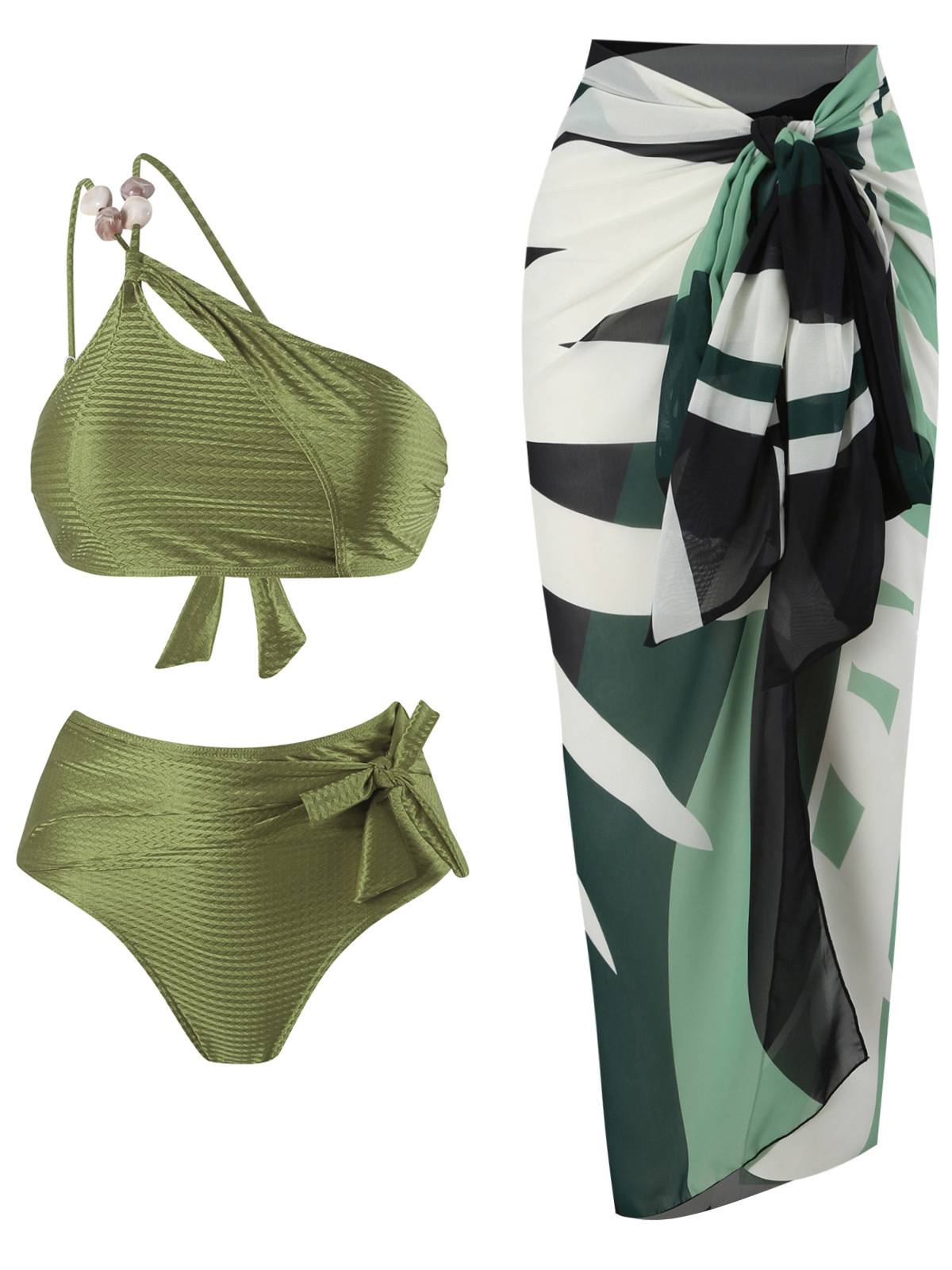 Printed Bikini Skirt