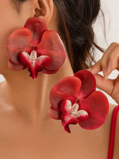 Phalaenopsis Necklace Earrings Hairpin