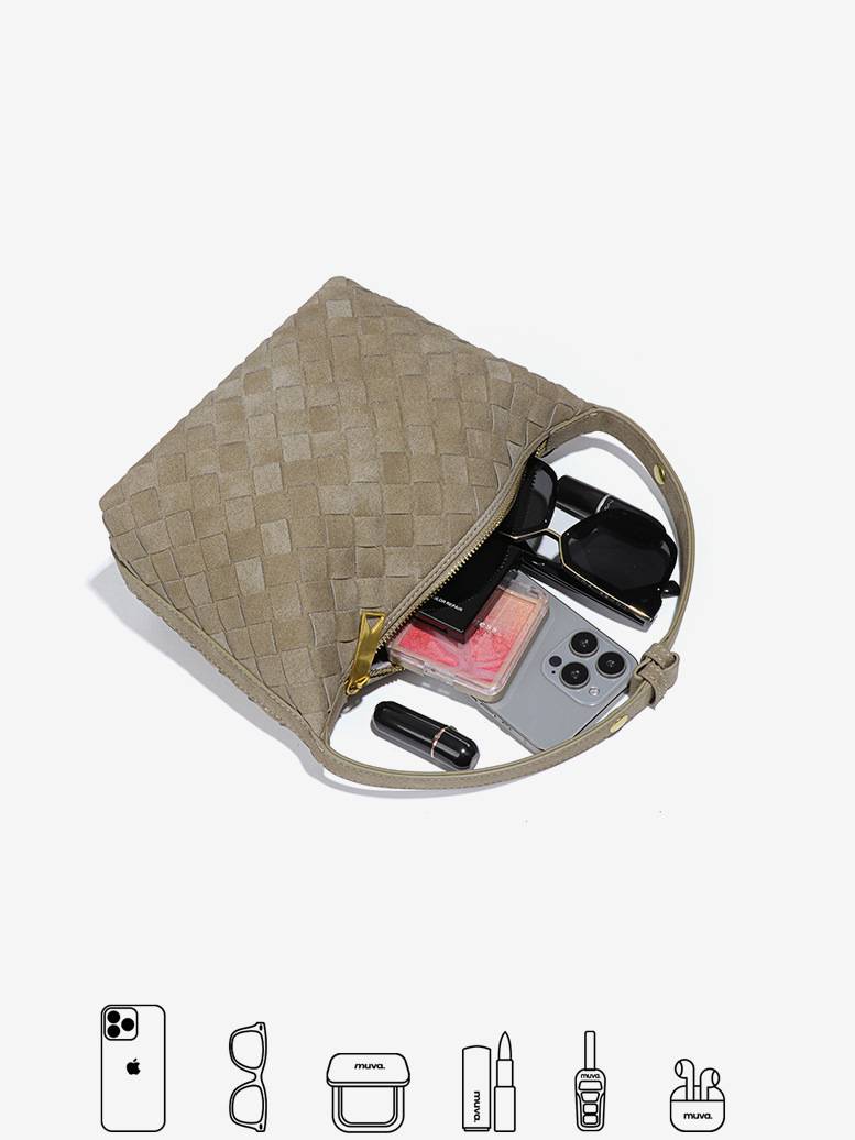 Minimalist Suede Handbag