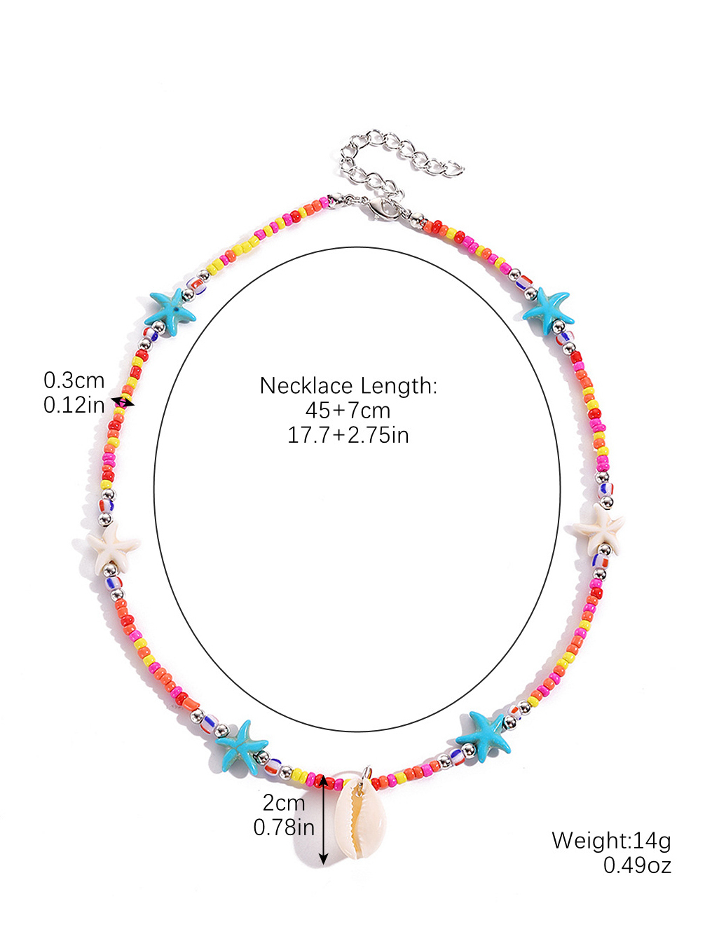 Vacation Style Shell Necklace