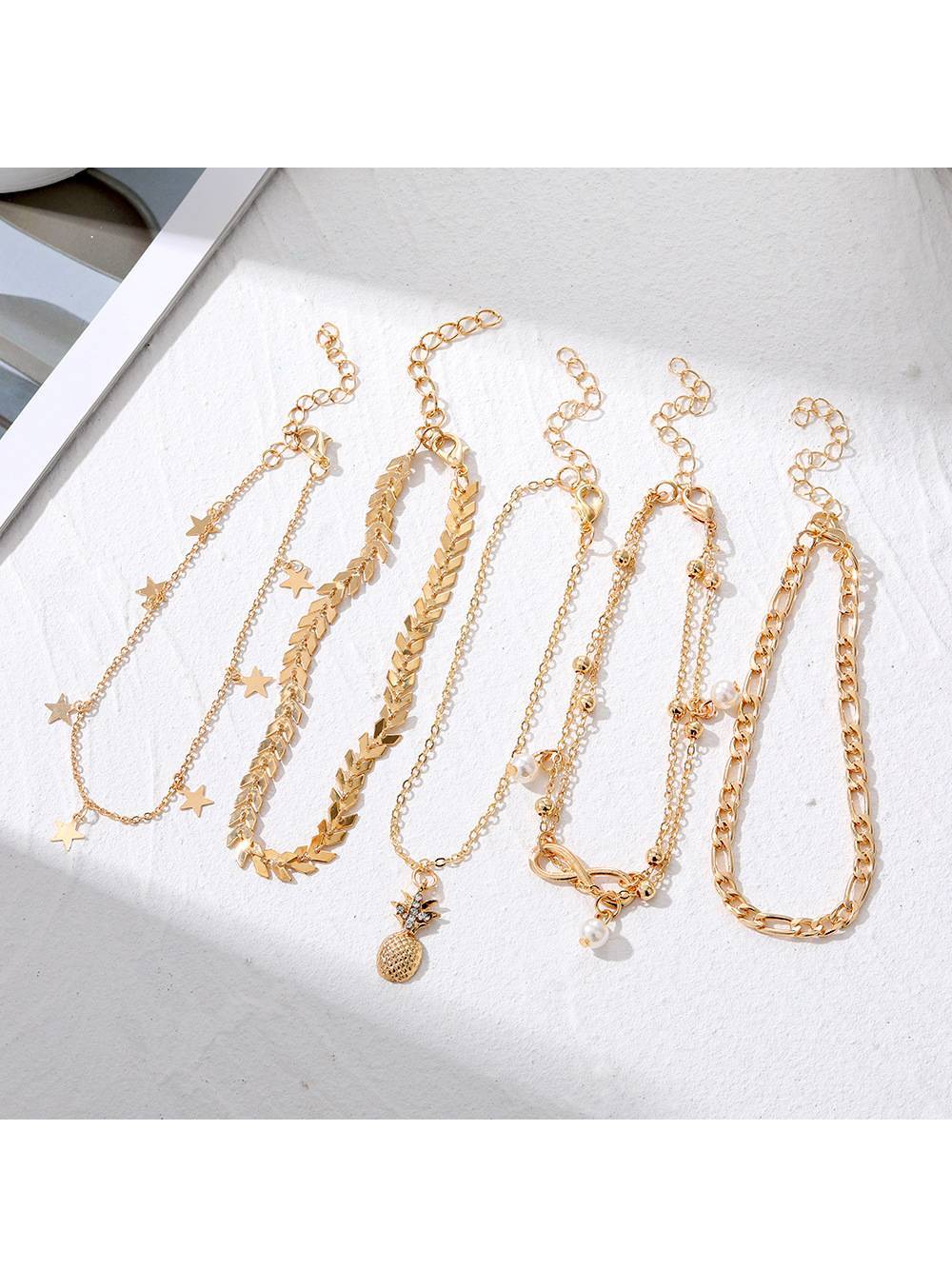 Pineapple Star Elements Anklet