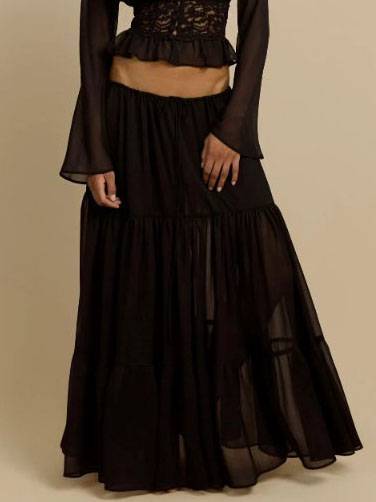 Bohemian Lace SPlicing Shirt And Skirt Set