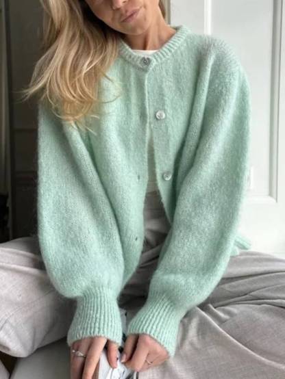 Candy Color Cardigan Knitwear