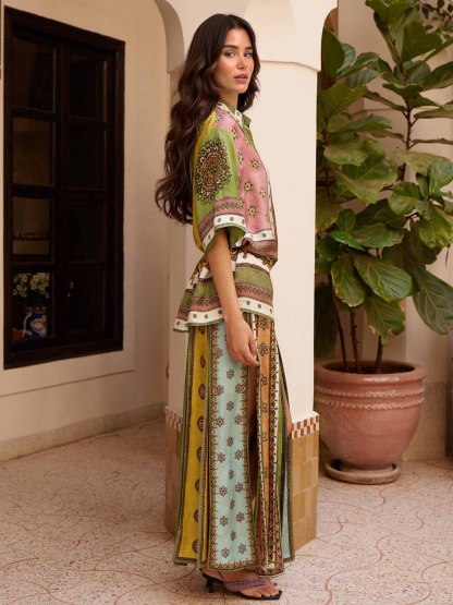 Exquisite Bohemian Print Skirt