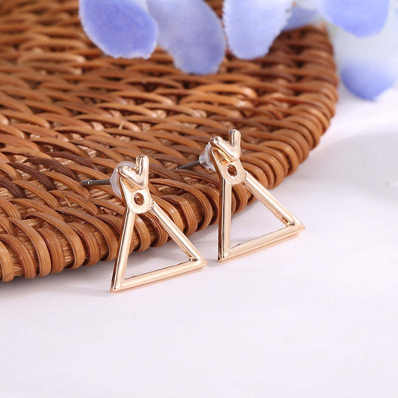 Trendy Cute Nickel Free Square Stud Earrings