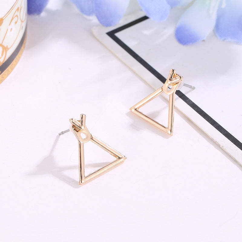 Trendy Cute Nickel Free Square Stud Earrings