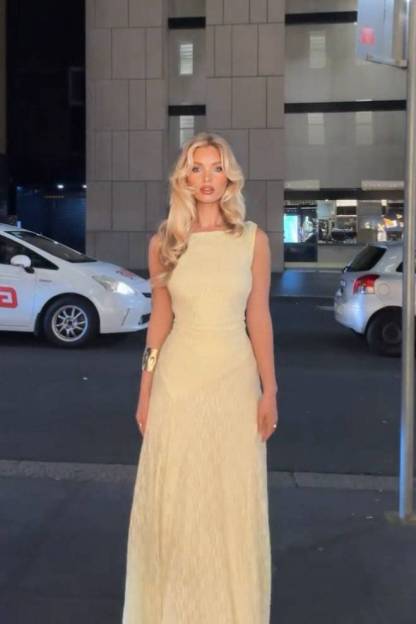 Elegant Lace Maxi Dress